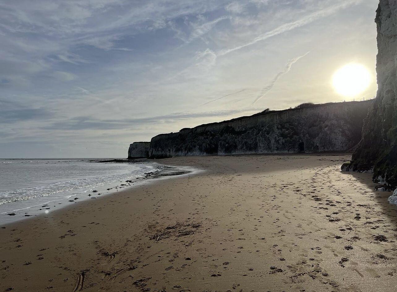 Chalk cliffs at Botany Bay